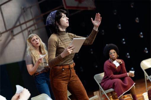 Still of Adina Verson as Susan in "Liberation" on Broadway