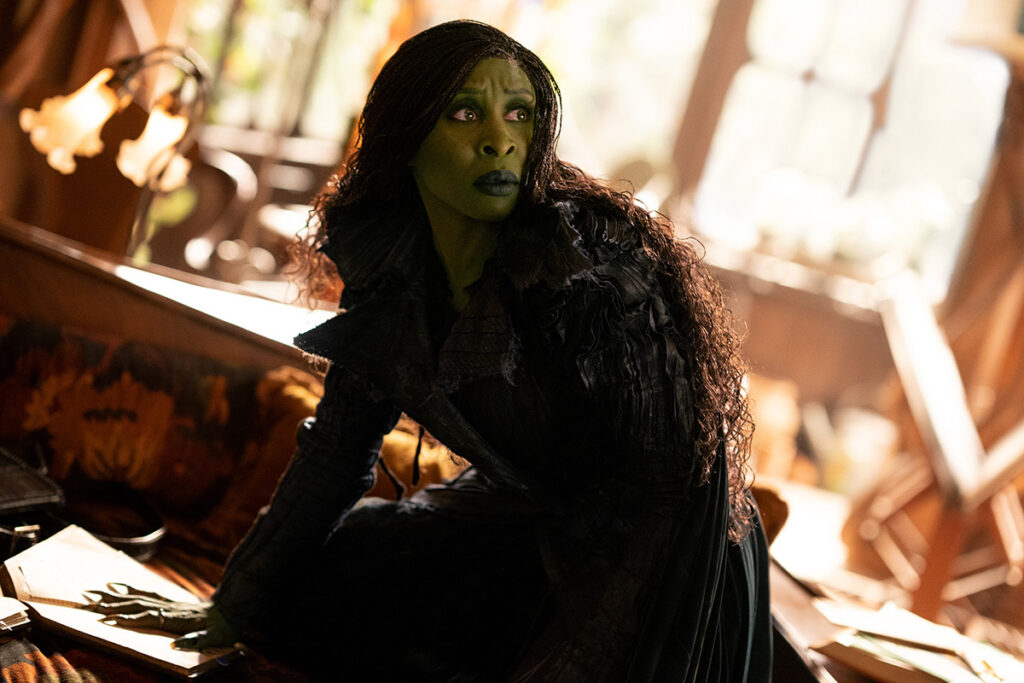 Cynthia Erivo as Elphaba in "Wicked: For Good"