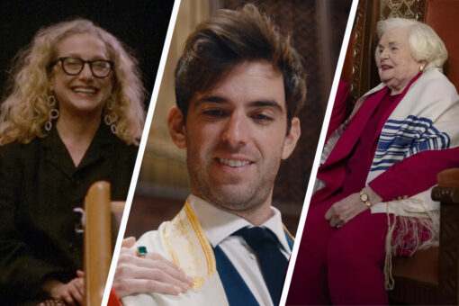 Carol Kane, Jonah Feingold and June Squibb in photos from "Between the Temples," "31 Candles" and "Eleanor the Great."