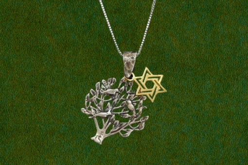 Tree of Life + Star of David Necklace