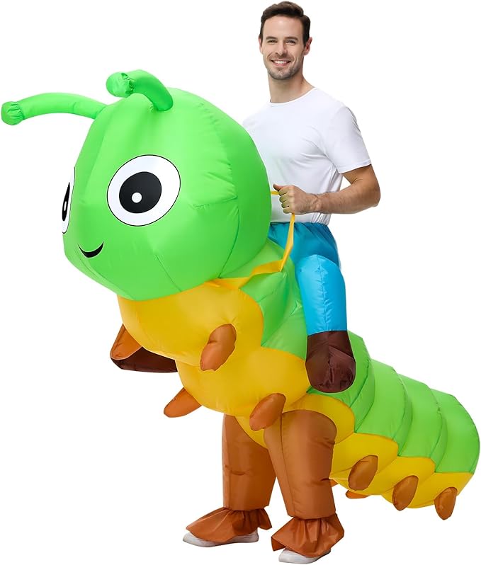 Inflatable Caterpillar Riding Costume (Amazon)