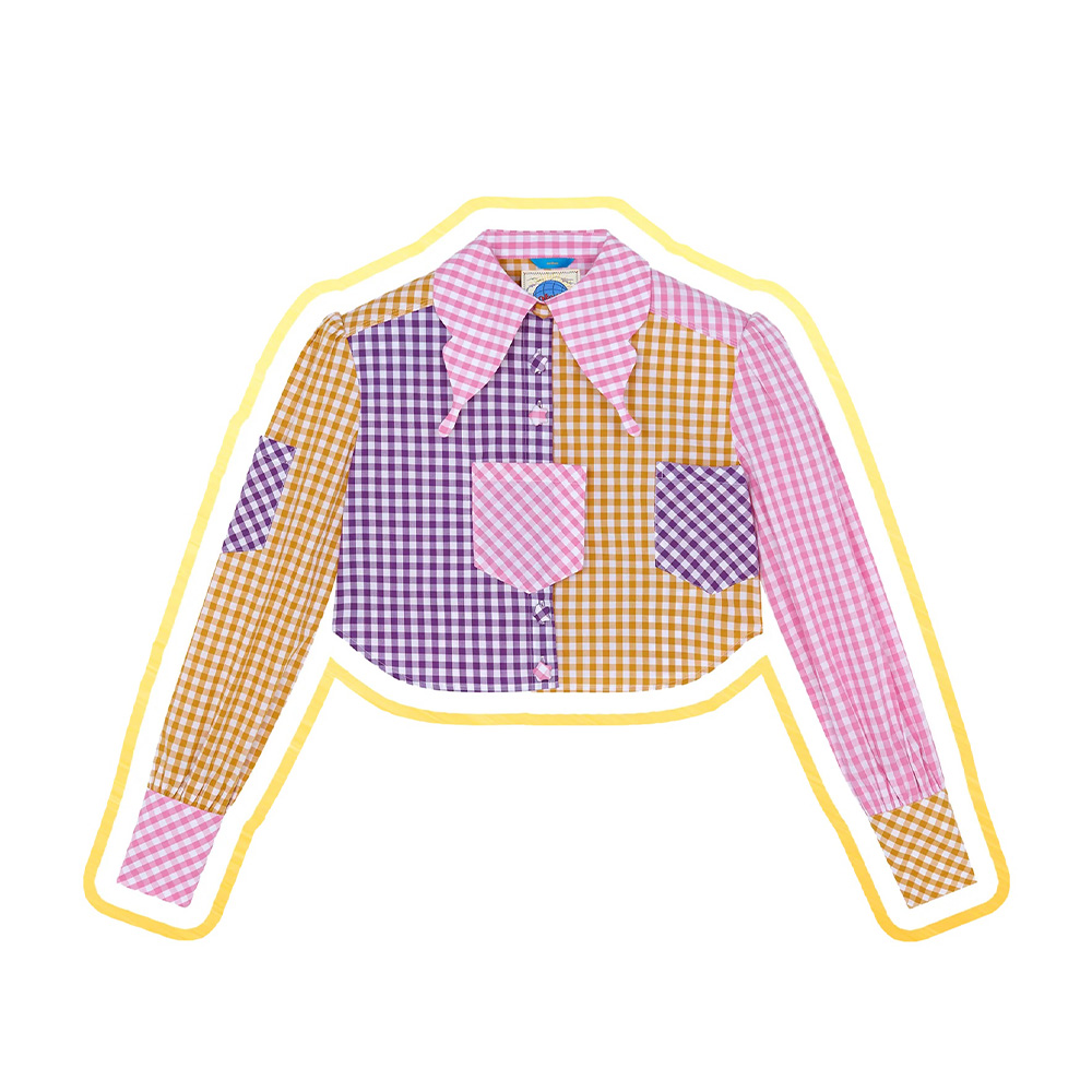 Wish You Had 3 Hands? Shirt in Multi-Color Carmel (Motoguo)