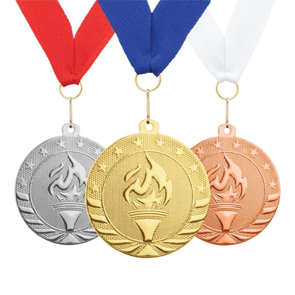Gold Victory Medal by GemAwards (Etsy)