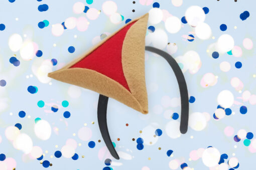 Felt Hamantaschen Headband