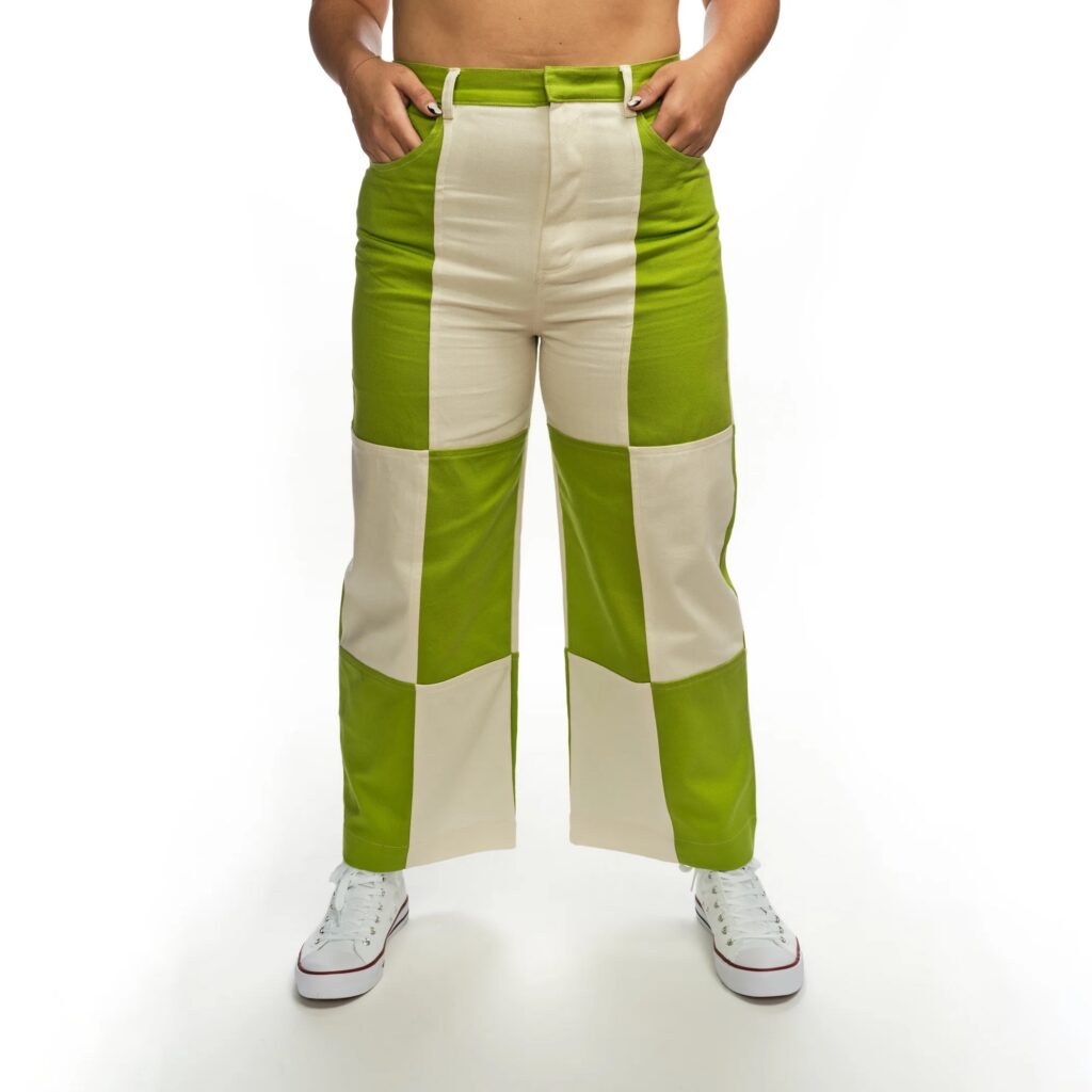 Mccoy Pants in Lime/Ivory (Boyko)