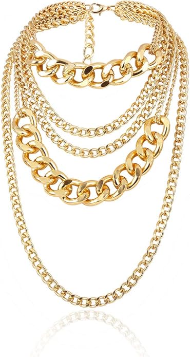 Chunky Gold Necklaces (Amazon)