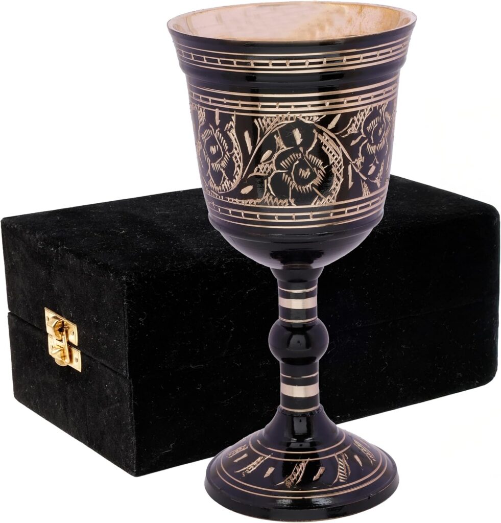 Solid Brass Gothic Chalice (Amazon)