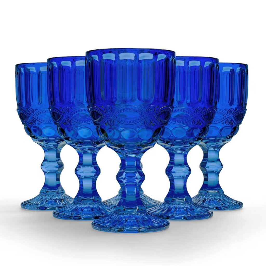 Elle Decor Stylish Glass Goblets, Set of 6 (Target)