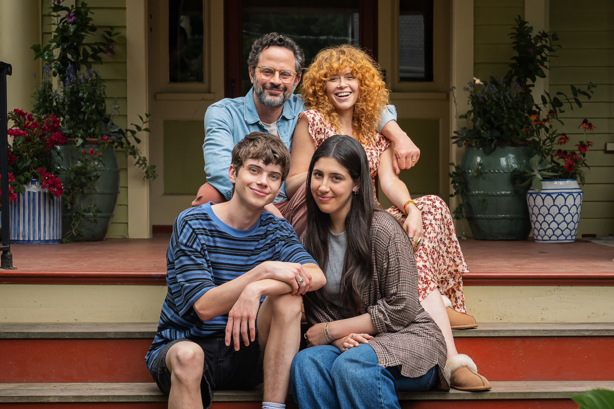 Nick Kroll, Natasha Lyonne, Sadie Sandler and Aidan Langford in "Roommates"