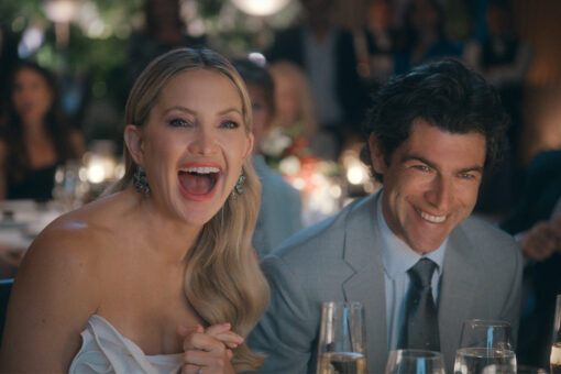 Kate Hudson and Max Greenfield in Running Point