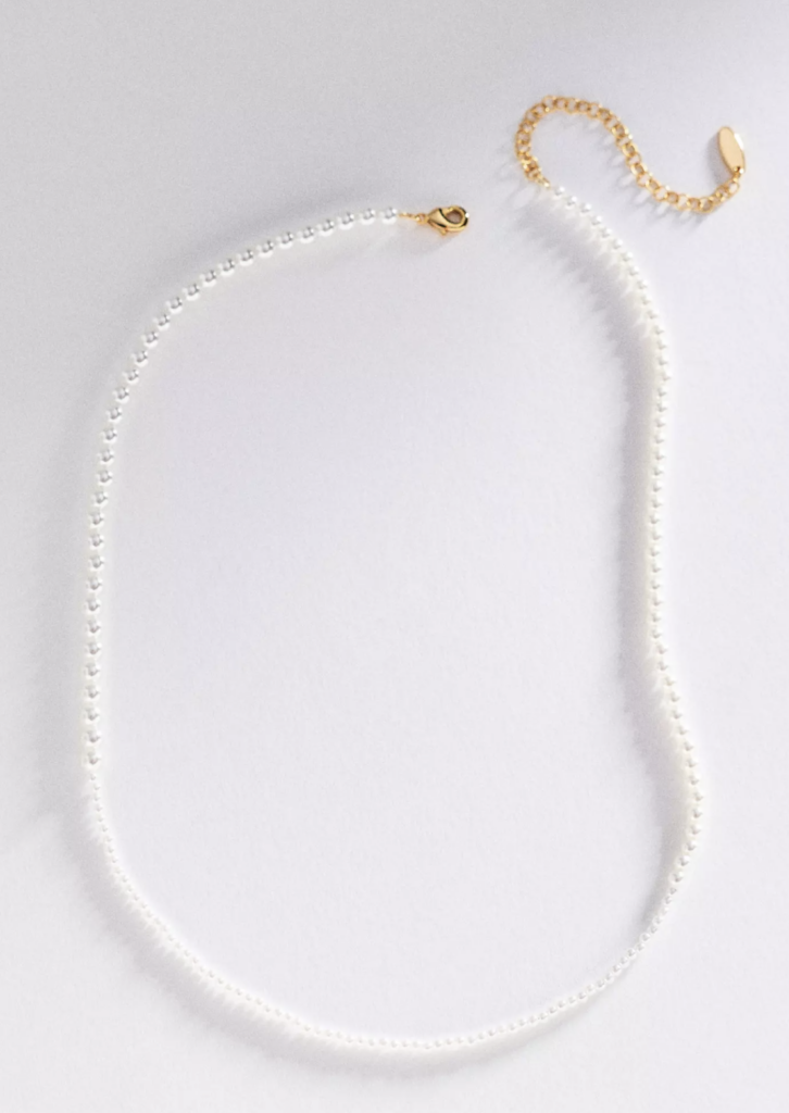 Mixed Pearl Necklace (Anthropologie)