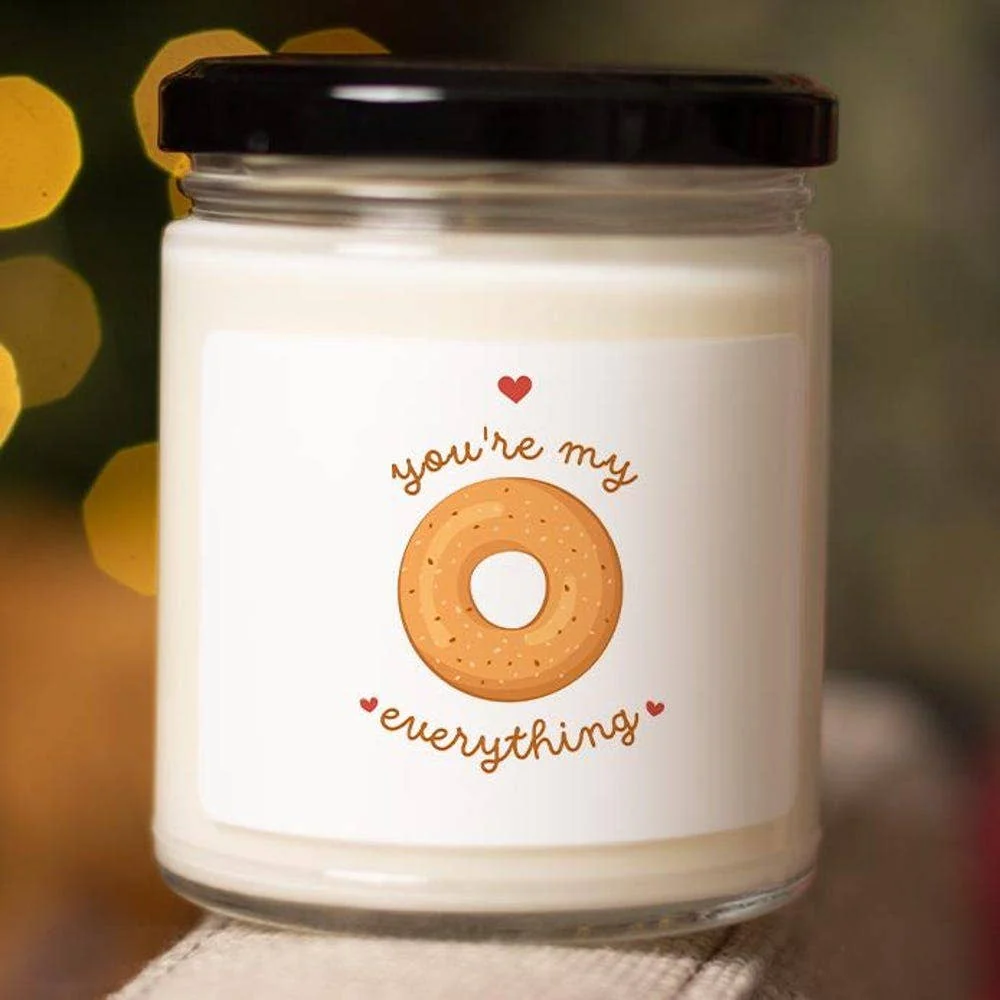 You're My Everything Bagel Vanilla-Scented Candle (ModernTribe)