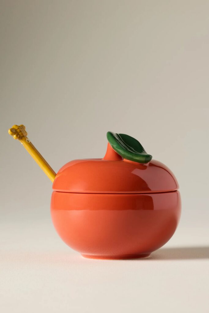 Molly Yeh Stoneware Honey Pot (Anthropologie)