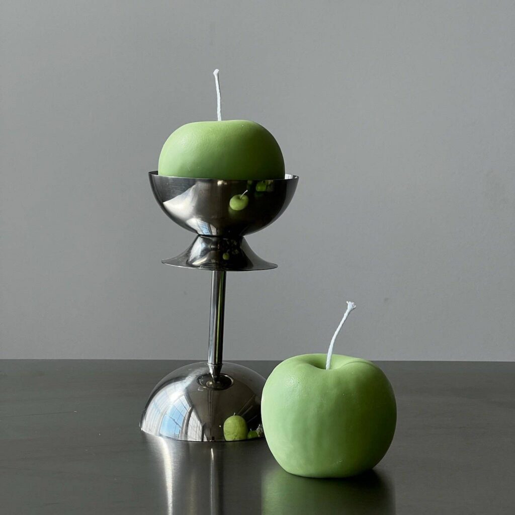 Shana Tova Apple Candle - Green (ModernTribe)