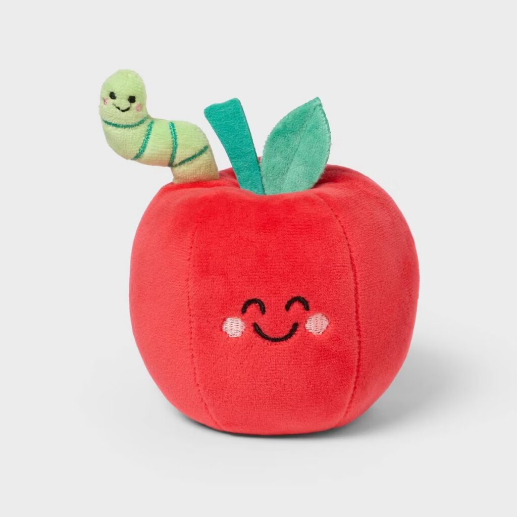 Apple with Worm Plush Classroom Decor (Target)