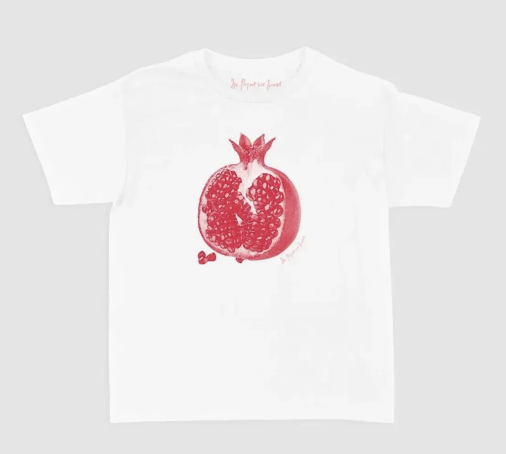 Pomegranate Baby Tee (In Print We Trust)