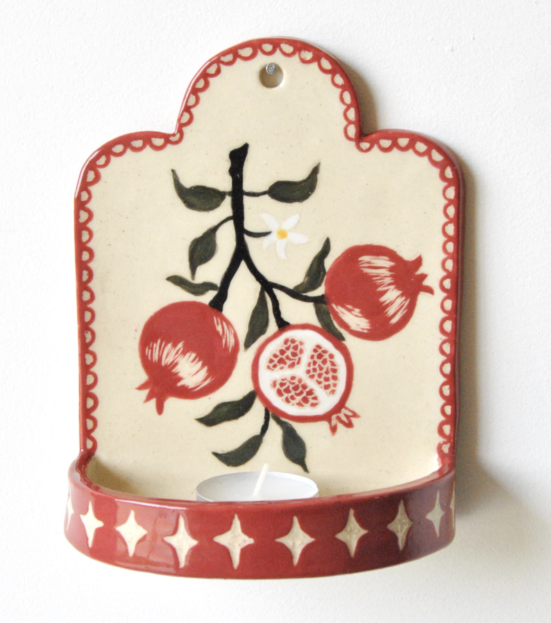 Ceramic Tea Light Altar (KatieMayArtCreations on Etsy)