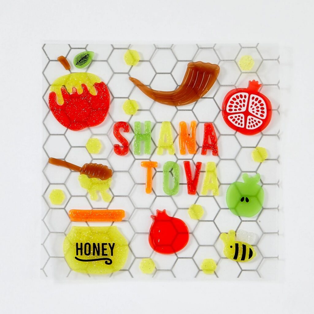 Rosh Hashanah Window Gel Decorations (Amazon)