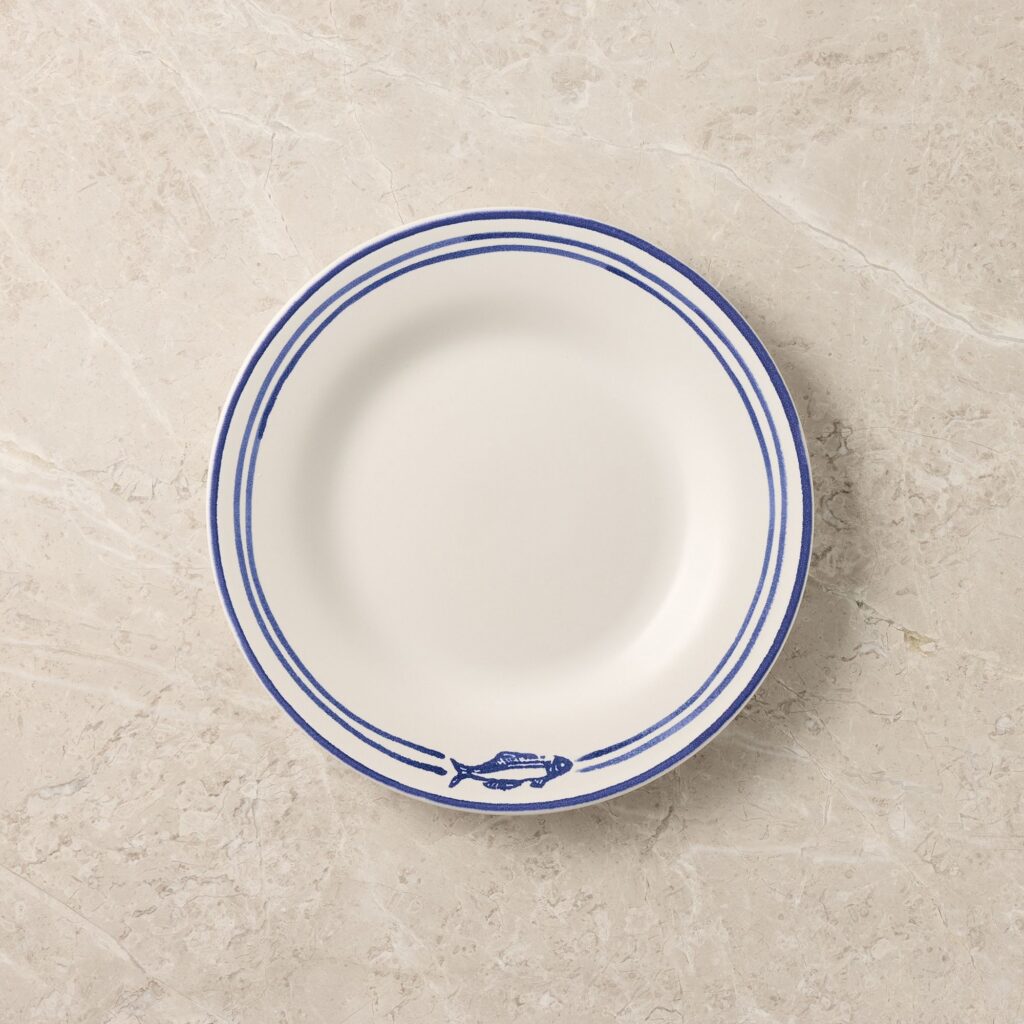 Stoneware Salad Plate Set
