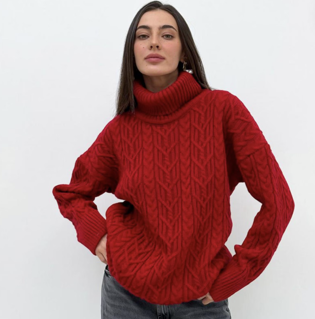 Oversized Wool Blend Jumper (ProvenceOnlineUS on Etsy)