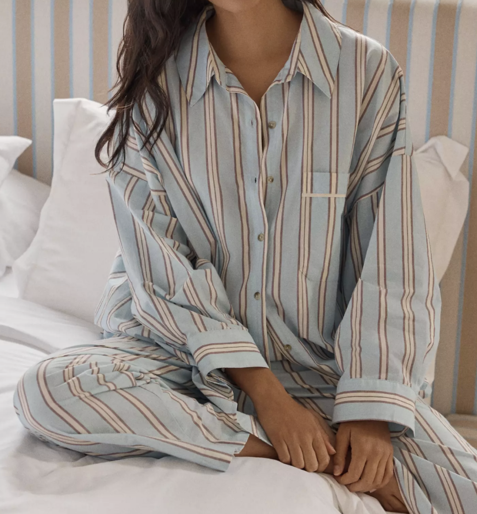 LyreBird Oversized Pajama Set (Anthropologie)