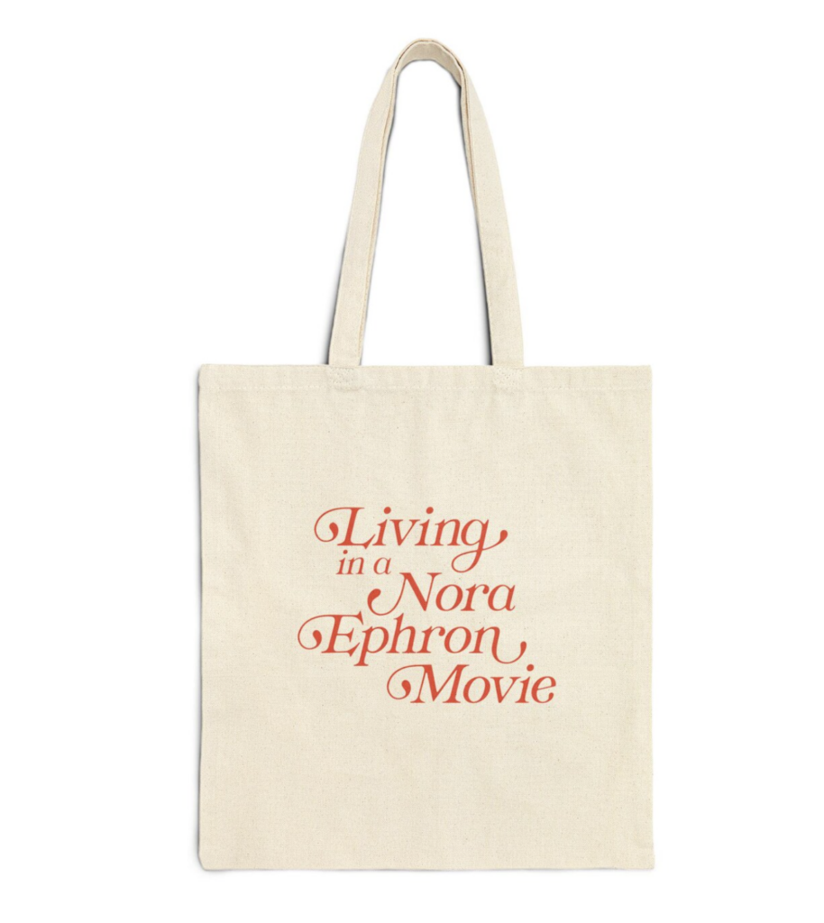 Nora Ephron Tote Bag (JustNineties on Etsy)