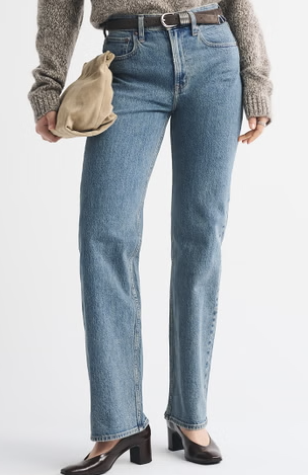 High Rise 90s Relaxed Jean in Medium (Abercrombie)